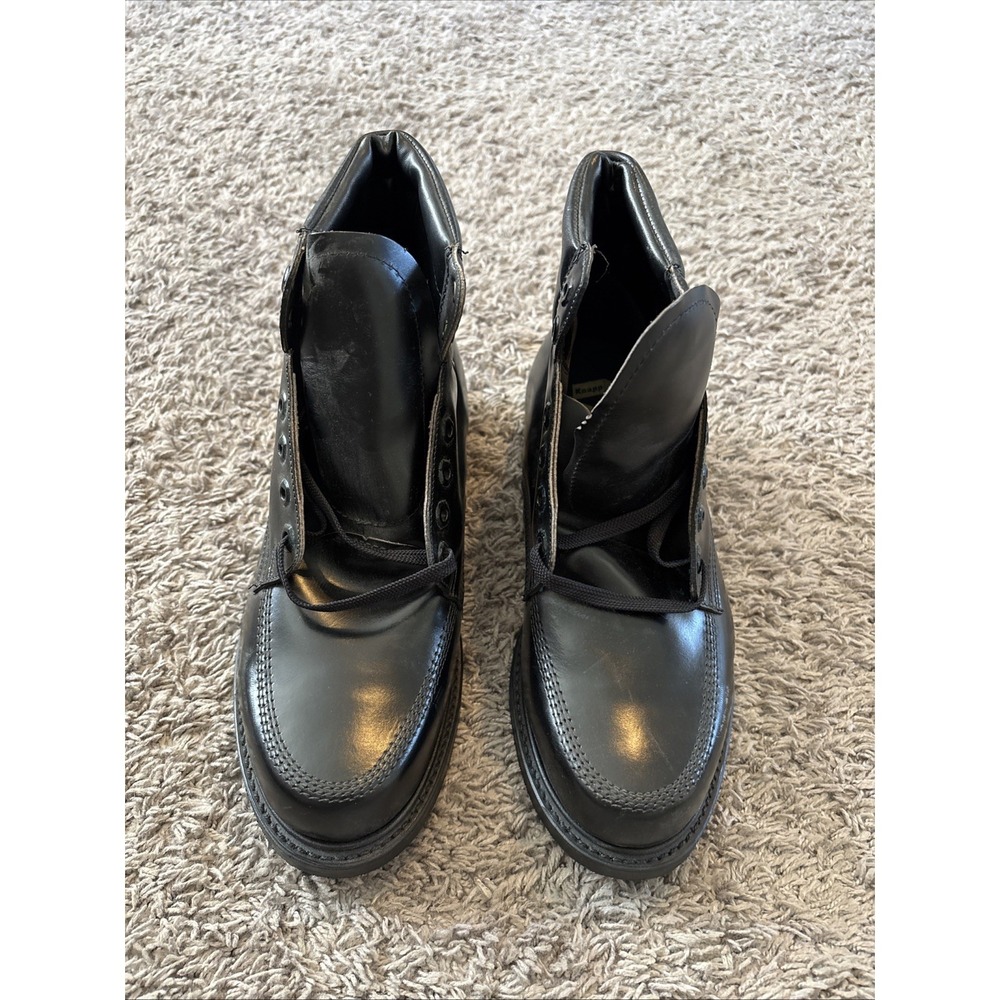 Vintage Knapp Leather Steel Toe Boots Size 10?? 11?? 7 1/2 EEE